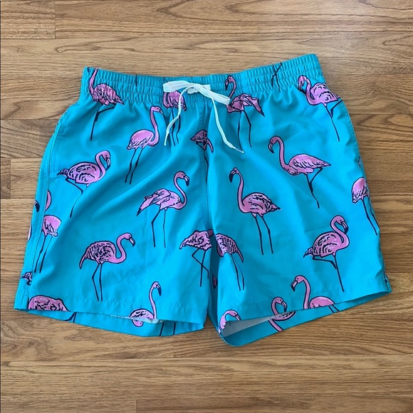chubbies Other - Chubbies Swim Trunks Board Shorts Flamingo Size Lare NWOT